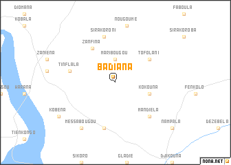 map of Badiana