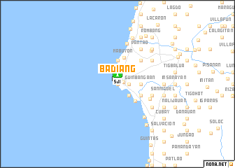 map of Badiang
