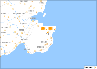 map of Badiang