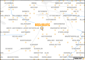 map of Bad Iburg