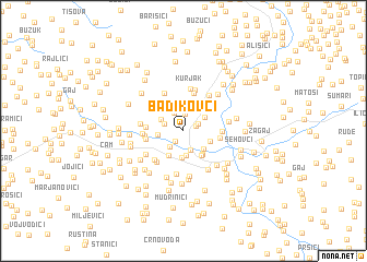 map of Badikovci