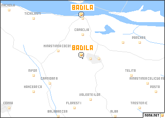 map of Bădila