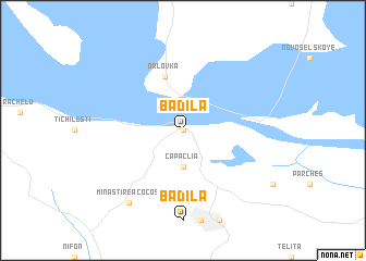 map of Bădila