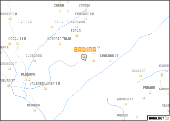 map of Badina