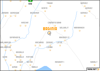 map of Badinia