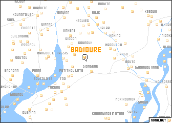 map of Badiouré