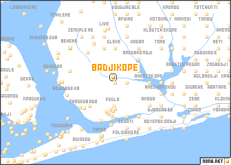 map of Badji Kopé