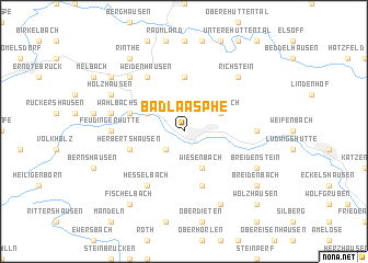 map of Bad Laasphe