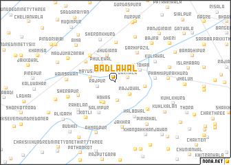 map of Bādlawāl