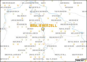 map of Bad Liebenzell