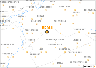 map of Bādlū