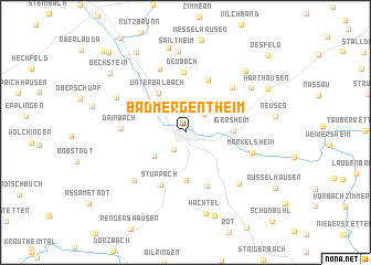 map of Bad Mergentheim