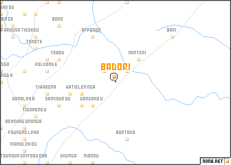 map of Badori