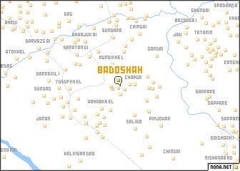 map of Bādo Shāh