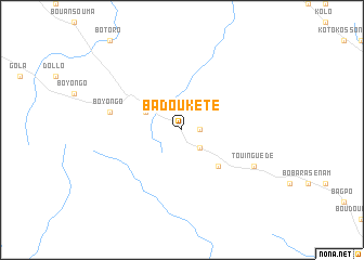 map of Badoukété