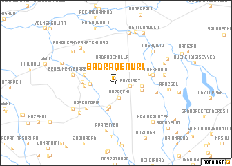 map of Badrāq-e Nūrī