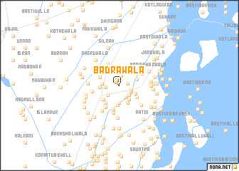 map of Badrawāla