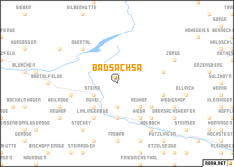 map of Bad Sachsa