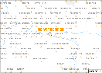 map of Bad Schandau
