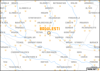 map of Băduleşti