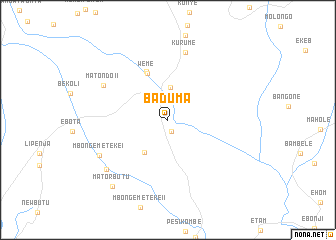 map of Baduma
