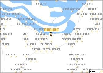 map of Badume