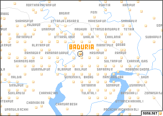 map of Bāduria