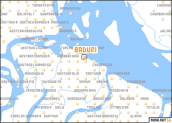 map of Bāduri