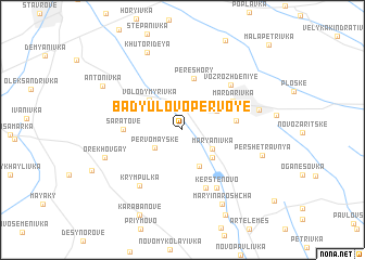 map of (( Badyulovo Pervoye ))