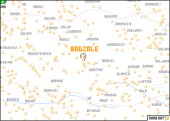 map of Badžale