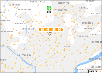 map of Baederwood