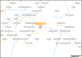 map of Băeşti