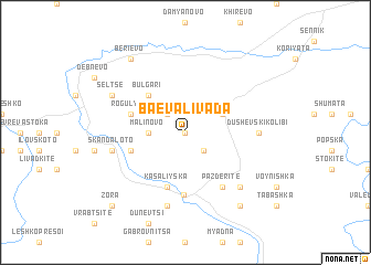 map of Baeva Livada