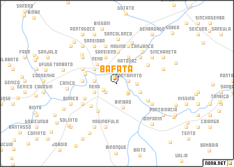 map of Bafatá