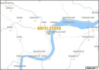 map of Bafele Koro