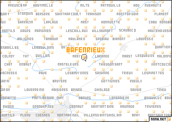 map of Bafenrieux