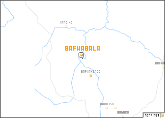 map of Bafwabala