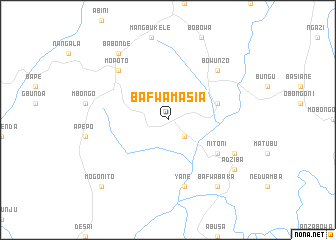 map of Bafwamasia