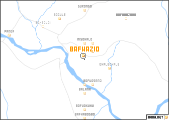 map of Bafwazio