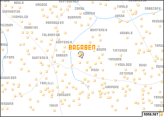 map of Bagaben
