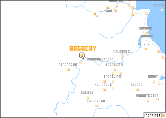 map of Bagacay