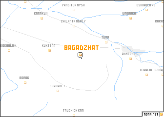 map of Bagadzhat