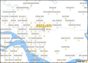 map of Bāgājāni