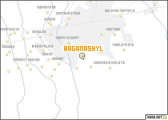 map of Baganashyl