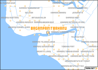 map of Bagan Parit Baharu