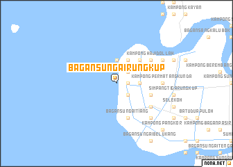 map of Bagan Sungai Rungkup