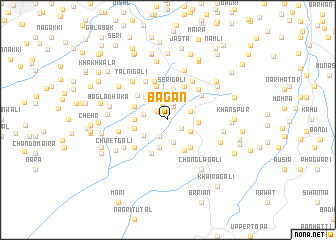 map of Bāgan