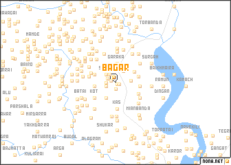 map of Bagar