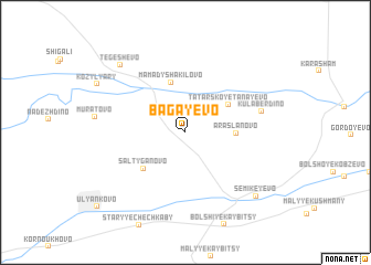 map of Bagayevo