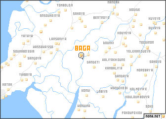 map of Baga